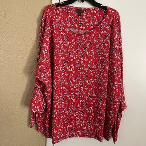 Red Ladies Top